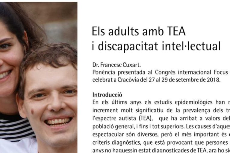 Monografies, nova publicació d’autisme la garriga