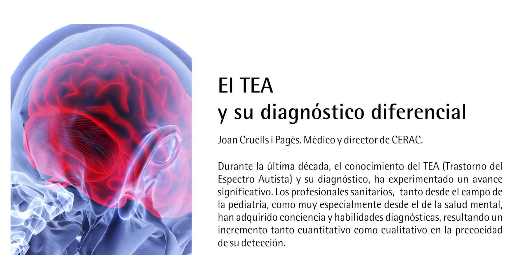 El TEA i el seu diagnòstic diferencial