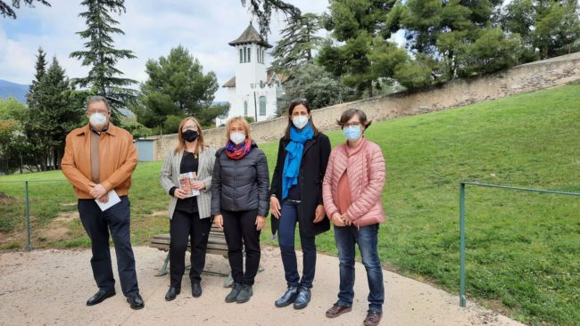 Foto Dolos Castella Visita de l'alcaldessa de la Garriga a les nostres instal·lacions.