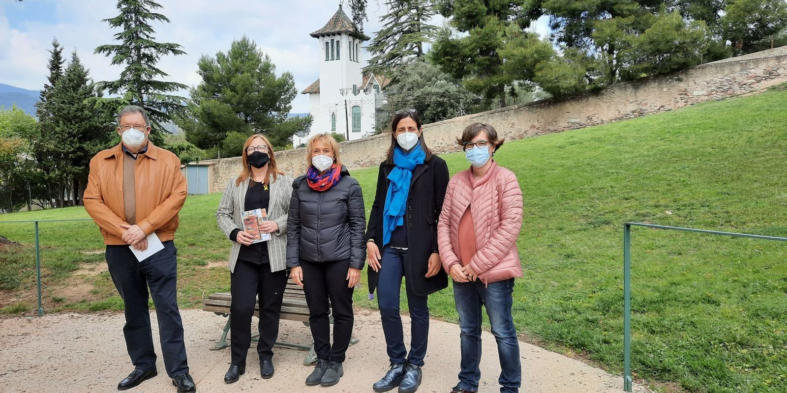 Visita de l'alcaldessa de la Garriga a les nostres instal·lacions.