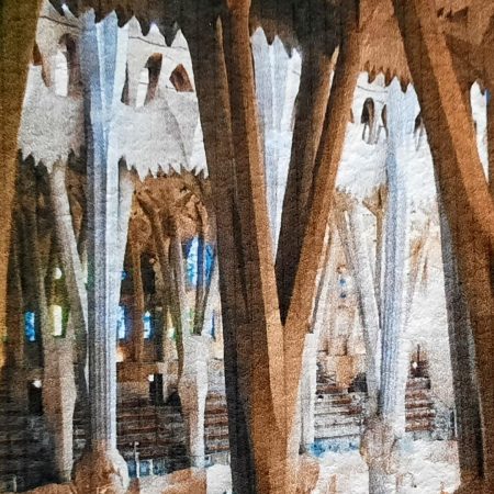 Postal per la Sagrada Família